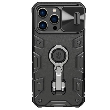 Kryt na mobil Nillkin CamShield Armor PRO na Apple iPhone 14 Pro Max - černý