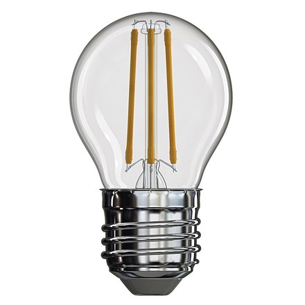 LED žárovka Emos ZF1120 LED žárovka Filament Mini Globe 3,4W E27 teplá bílá