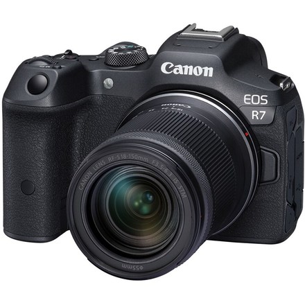 Kompaktní fotoaparát s vyměnitelným objektivem Canon EOS R7 + RF-S 18-150 IS STM, černý