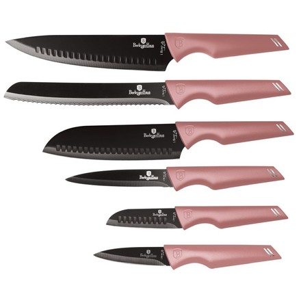 Sada nožů s nepřilnavým povrchem Berlingerhaus BH-2595 6 ks I-Rose Edition