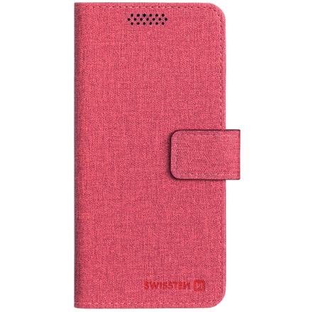 Pouzdro na mobil Swissten libro uni book xl červené (158 x 80 mm)