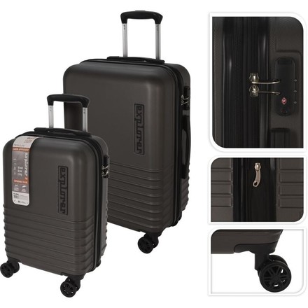 Cestovní kufr Excellent KO-DG9001010 na kolečkách sada 2 ks