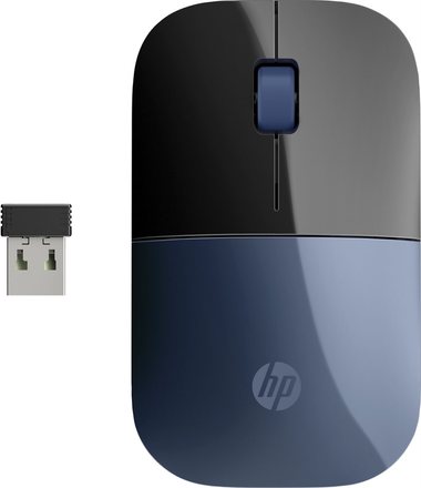 Bezdrátová počítačová myš HP Z3700 Wireless Mouse Lumiere Blue