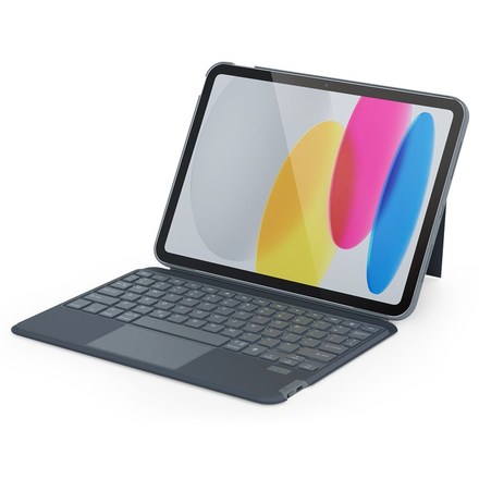 Pouzdro na tablet s klávesnicí Epico na Apple iPad Pro 11&quot; 2018/ 20/ 21/ 22/ iPad Air 10, 9&quot; CZ - šedé