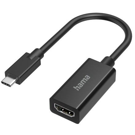 Redukce Hama USB-C/ HDMI, UHD/ 4K - černá