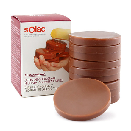 Nahřívací vosk Solac DC7500, čokoládový, na tělo a obličej, 10 ks