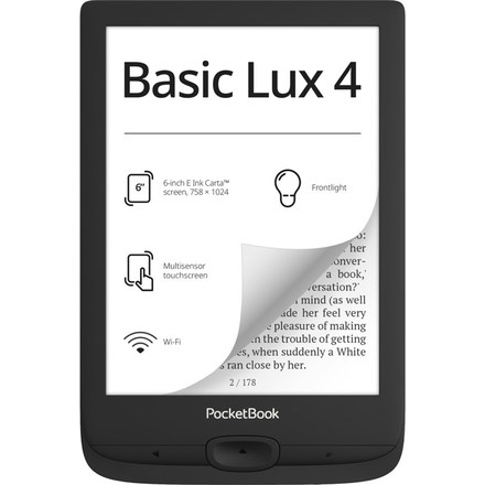 Čtečka e-knih Pocket Book 618 Basic Lux 4 - černá