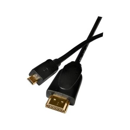 HDMI kabel Emos SB1201 HDMI 2.0 high speed kabel ethernet A vidlice-D vidlice 1,5m