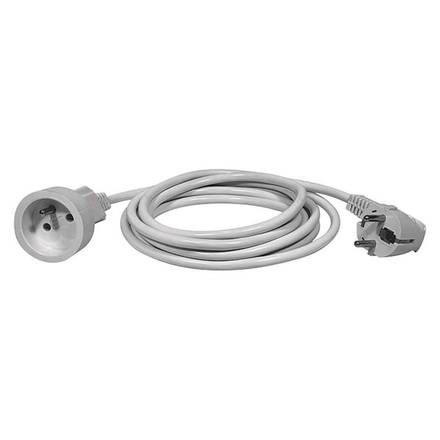 Prodlužovací kabel Emos P0117 Prodlužovací kabel 7 m / 1 zásuvka / bílý / PVC / 1 mm2