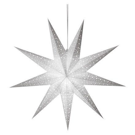 Vánoční hvězda Emos DCAZ09 papírová závěsná, 60 cm, vnitřní