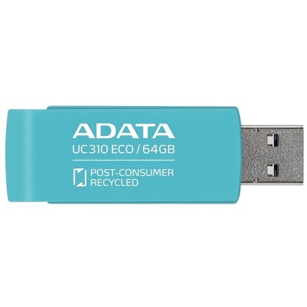 USB Flash disk A-Data UC310E ECO, USB 3.2, 64GB USB 3.2 - zelený