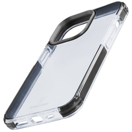 Kryt na mobil CellularLine Tetra Force Shock-Twist na Apple iPhone 13 Pro - černý/ průhledný