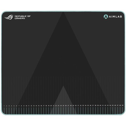 Podložka pod myš Asus ROG Hone Ace Aim Lab Edition, 50 × 42 cm - černá