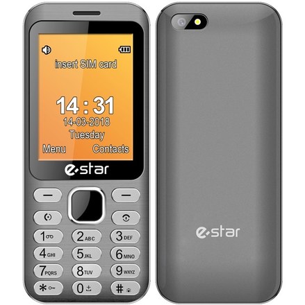 Mobilní telefon eStar X28 Dual Sim - stříbrný