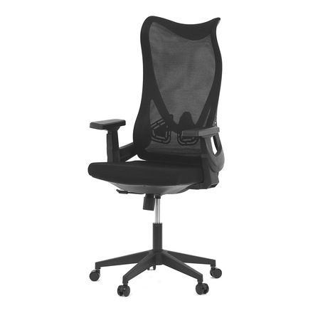 Kancelářská židle Autronic Židle kancelářská, černá MESH, plastový kříž (KA-S248 BK)