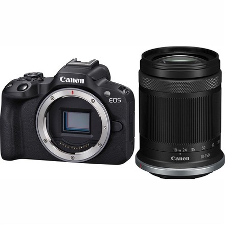 Kompaktní fotoaparát s vyměnitelným objektivem Canon EOS R50 + RF-S 18-150 IS STM, černý