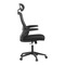 Kancelářská židle Autronic Židle kancelářská, černý mesh, černý plast, nastavitelný podhlavník, bederní opěrka (KA-E530 BK) (10)