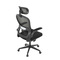 Kancelářská židle Autronic Židle kancelářská, černý mesh, černý plast, nastavitelný podhlavník, bederní opěrka (KA-E530 BK) (20)