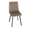 Moderní jídelní židle Autronic Židle jídelní, cappuccino samet, kov černý mat (DCL-973 CAP4) (25)