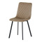 Moderní jídelní židle Autronic Židle jídelní, cappuccino samet, kov černý mat (DCL-973 CAP4) (2)