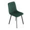 Moderní jídelní židle Autronic Židle jídelní, zelený samet, kov černý mat (DCL-973 GRN4) (24)
