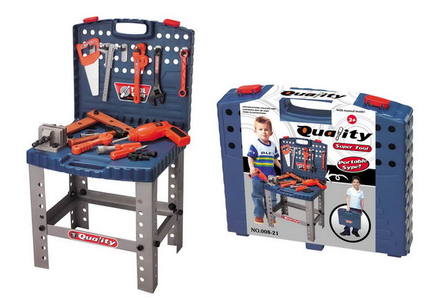 Dětské nářadí G21 Super Tool Dětské nářadí kufřík a pracovní stůl