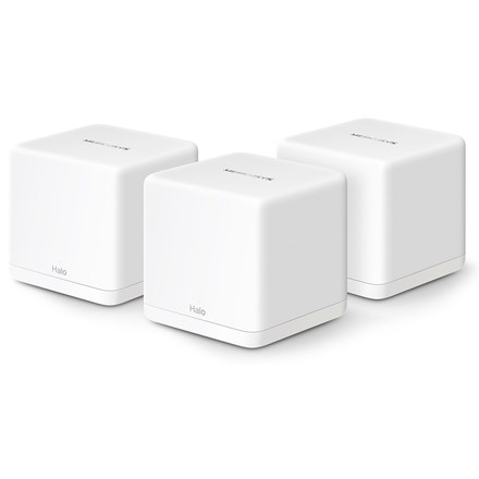 Wi-Fi router TP-Link Mercusys Halo H60X(3-pack) WiFi 6, AX1500, 3x GLAN2,4/5 GHz