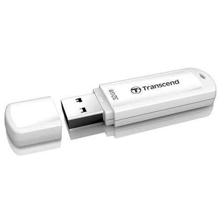 USB Flash disk Transcend JetFlash 730 32GB USB 3.0 - bílý