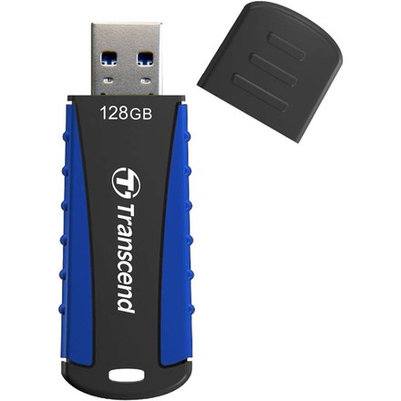 USB Flash disk Transcend JetFlash 810 128 GB USB 3.1 Gen 1 - černý/ modrý
