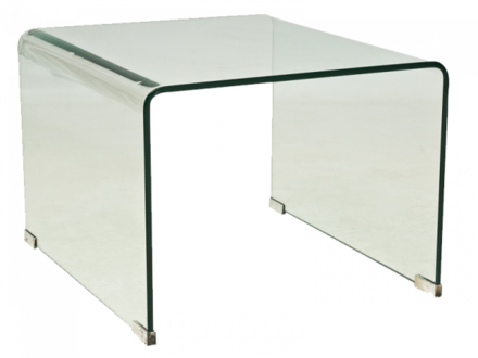 konferenční stolek Signal PRIAM B (malý) skleněný 58x49x38cm