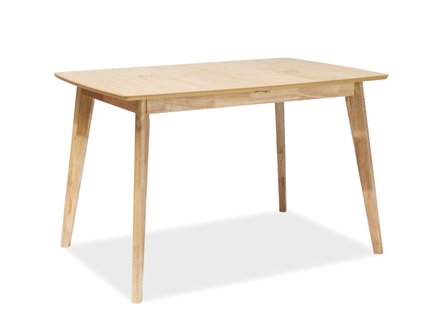 Dřevěný rozkládací jídelní stůl Signal BRANDO 120 (160)x80 dub