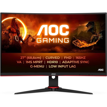 LED monitor AOC CQ27G2S - černý