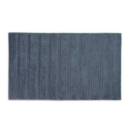 Koupelnová předložka Kela KL-24703 Megan 100% bavlna kouřově modrá 120,0x70,0x1,6cm