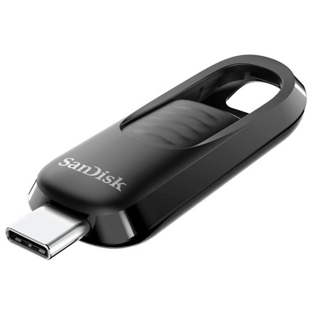 USB Flash disk SanDisk Ultra Slider 128 GB USB-C - černý