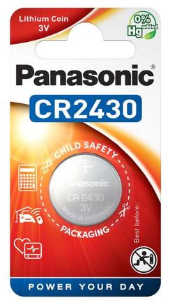 Knoflíková baterie Panasonic CR 2430EP